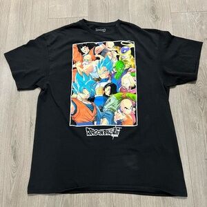 Dragon Ball Z Super Black Graphic T-Shirt Size XL